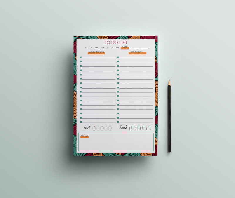 Digital download To-Do List | AfroTouch Design